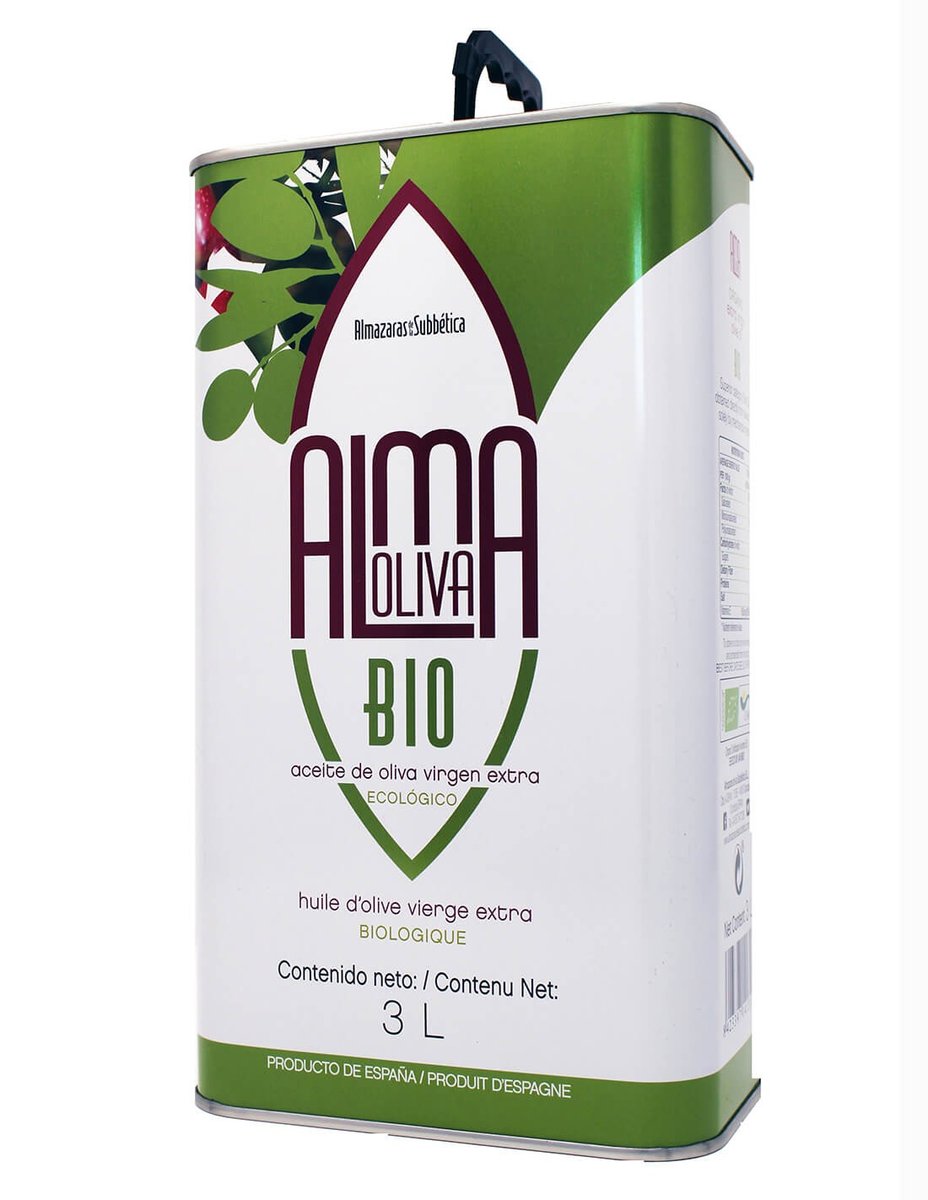 Almazaras  de la Subbetica Alma BIO  Oliwa z Oliwek Extra Virgin , 3 litry