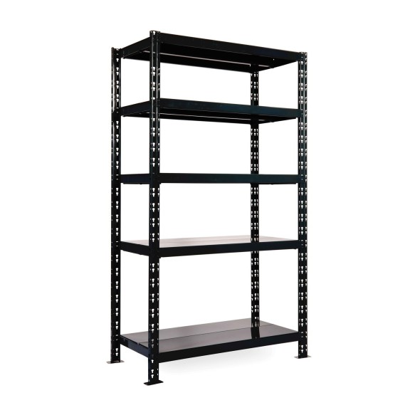 Regał półkowy 1800x1600x500 mm, 5 półek, nośność półek 200 kg, podstawowy