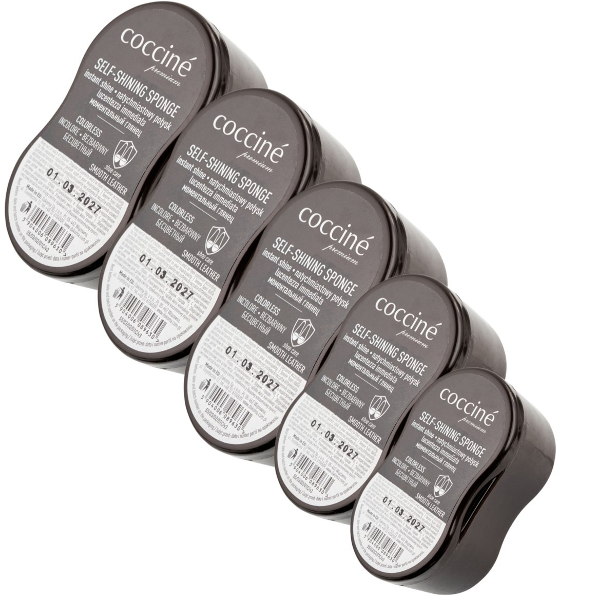 5x Self-Shining Sponge Mini Czyścik do Butów Neutral
