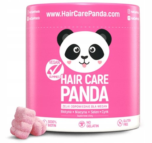 Hair Care Panda, Oryginalne Żelki Z Biotyną 5000%