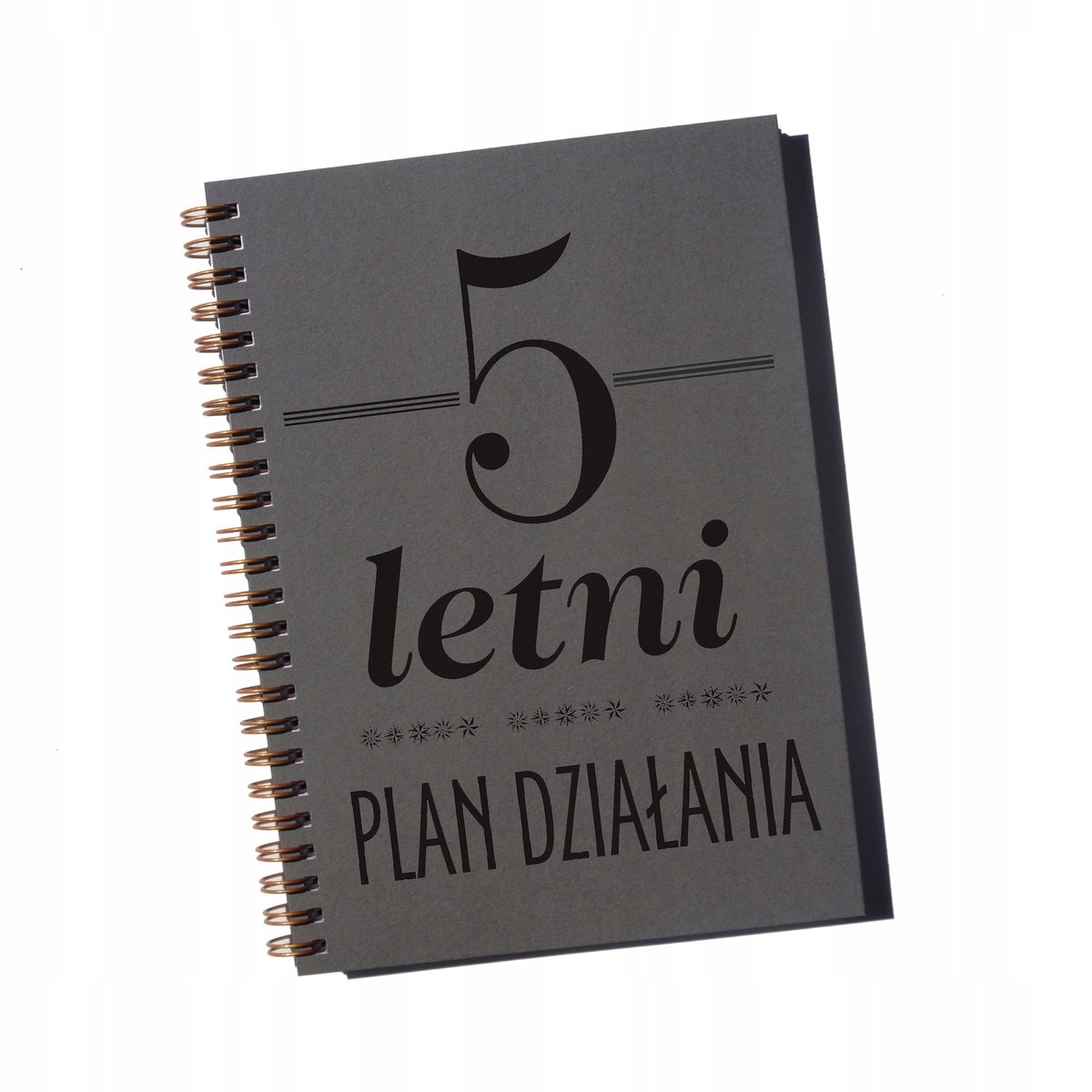 5 letni plan działania, notatnik motywacyjny, Sowia Aleja