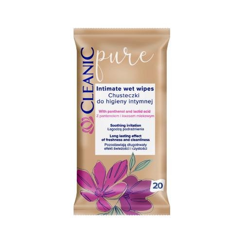 CLEANIC Pure Chusteczki do higieny intymnej, 20szt