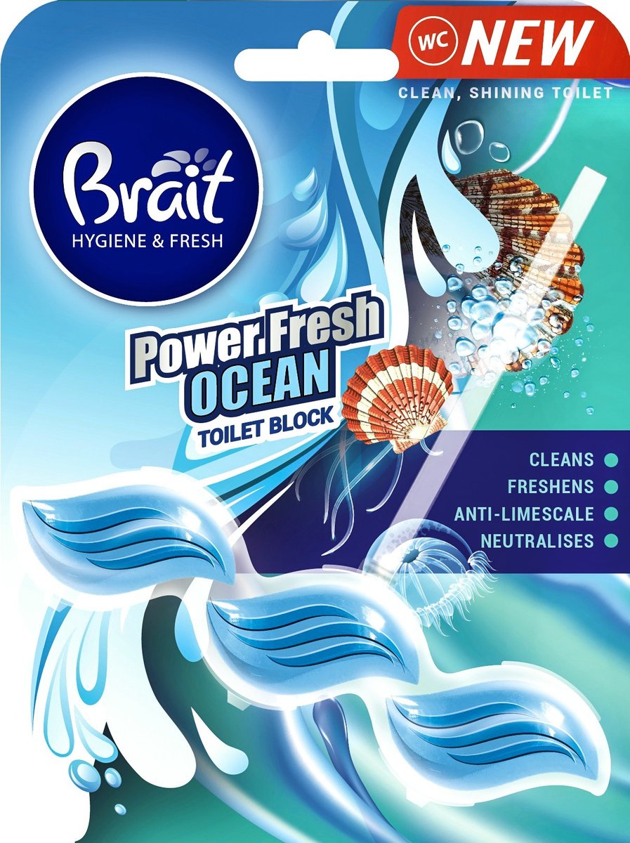 BRAIT 39G POWER FRESH KOSTKA D/WC OCEAN /279