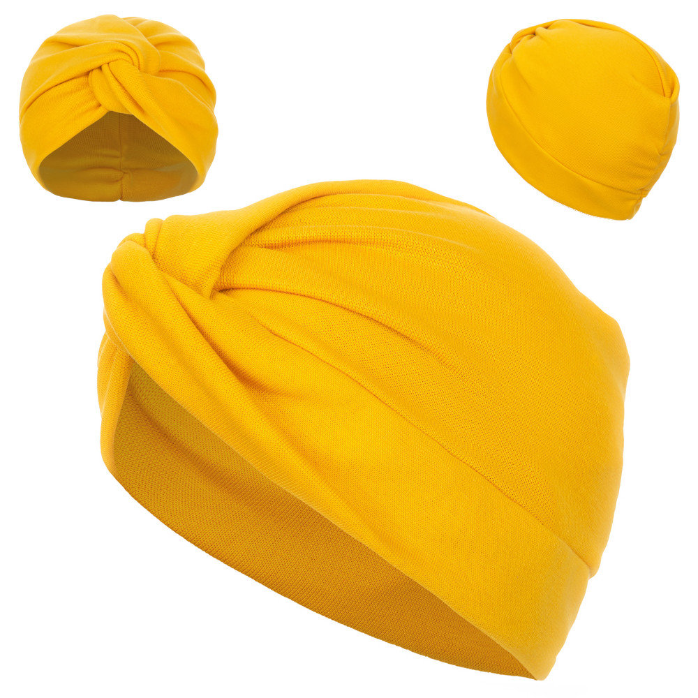 TURBAN DAMSKI BAWEŁNIANY GOTOWA CZAPKA NA GŁOWĘ BAWEŁNA TURBANY KOLORY - CZAP-TUR-12