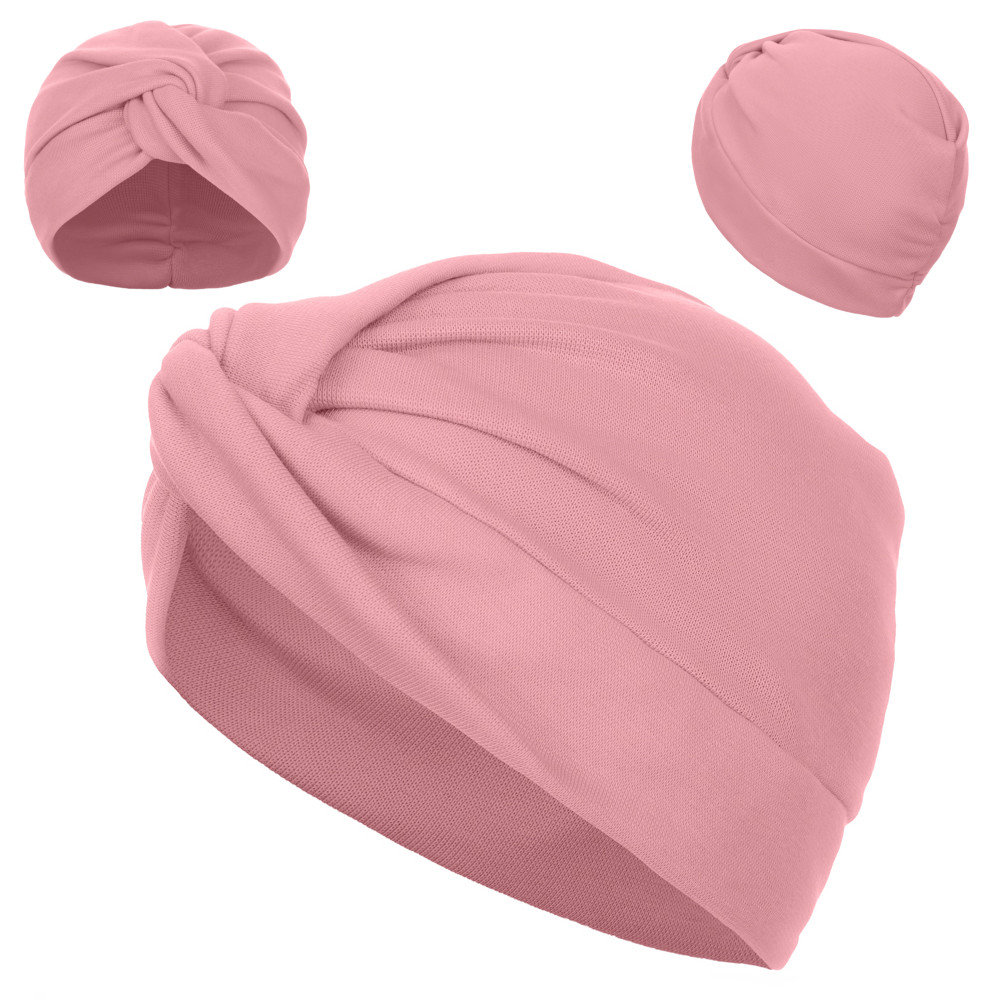 TURBAN DAMSKI BAWEŁNIANY GOTOWA CZAPKA NA GŁOWĘ BAWEŁNA TURBANY KOLORY - CZAP-TUR-11
