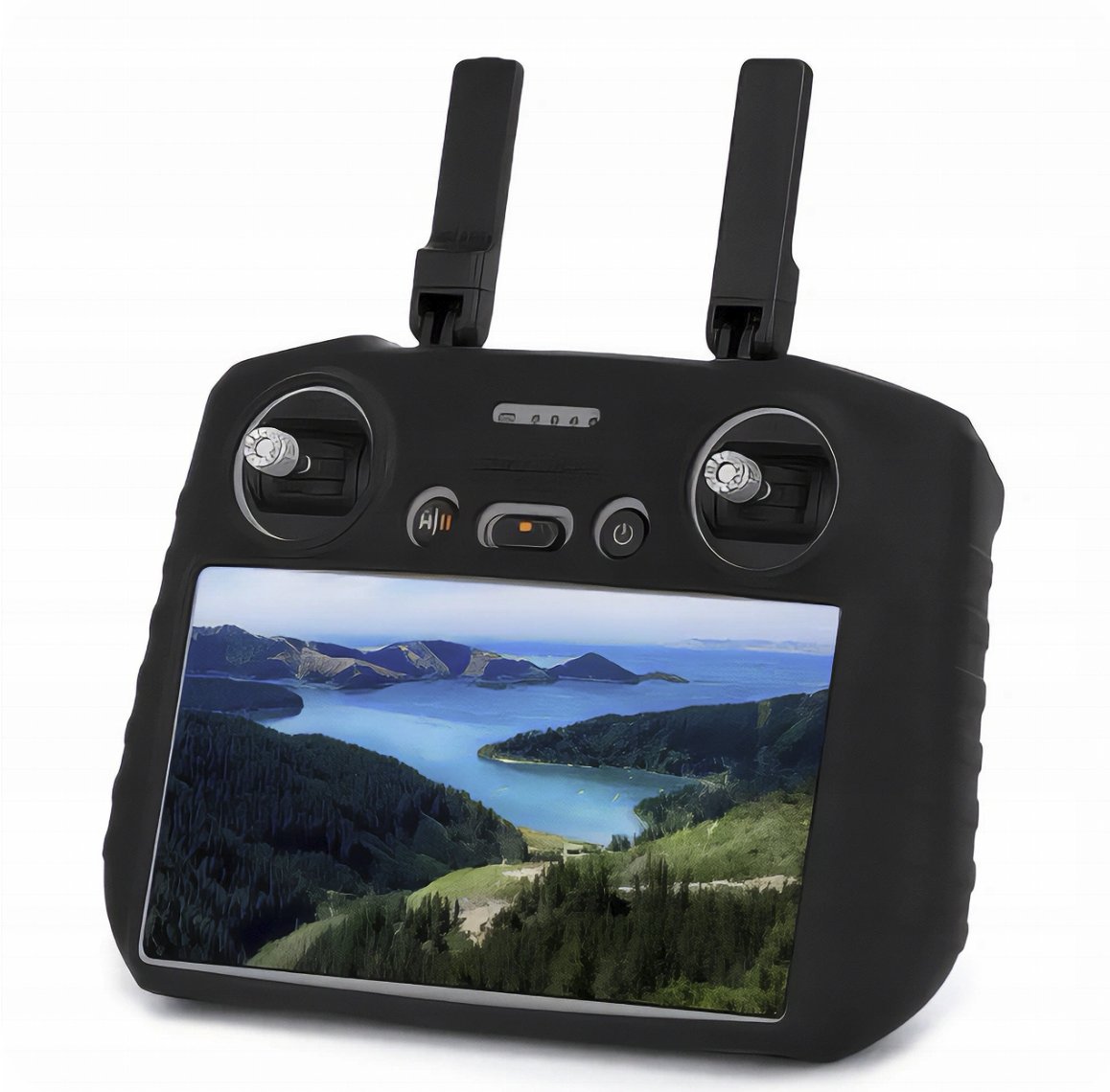 Etui Obudowa Silikon do Kontrolera DJI RC 2 / DJI Air 3 / DJI Mini 4 Pro - Czarna