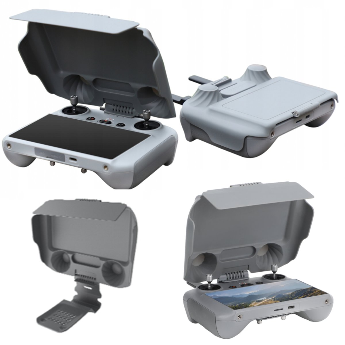 Osłona Ochronna Przeciwsłoneczna 2w1 Na Ekran Kontroler do DJI RC 2 / DJI Air 3