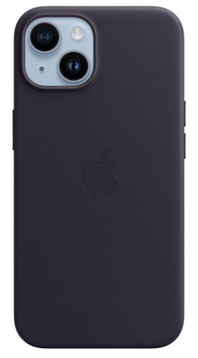 Etui Skórzane Apple iPhone 14 Atramentowe INK MPP63FE/A MagSafe Plecki Case