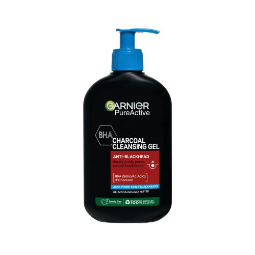 Garnier Pure Active Charcoal Cleansing Gel Żel oczyszczający 250 ml