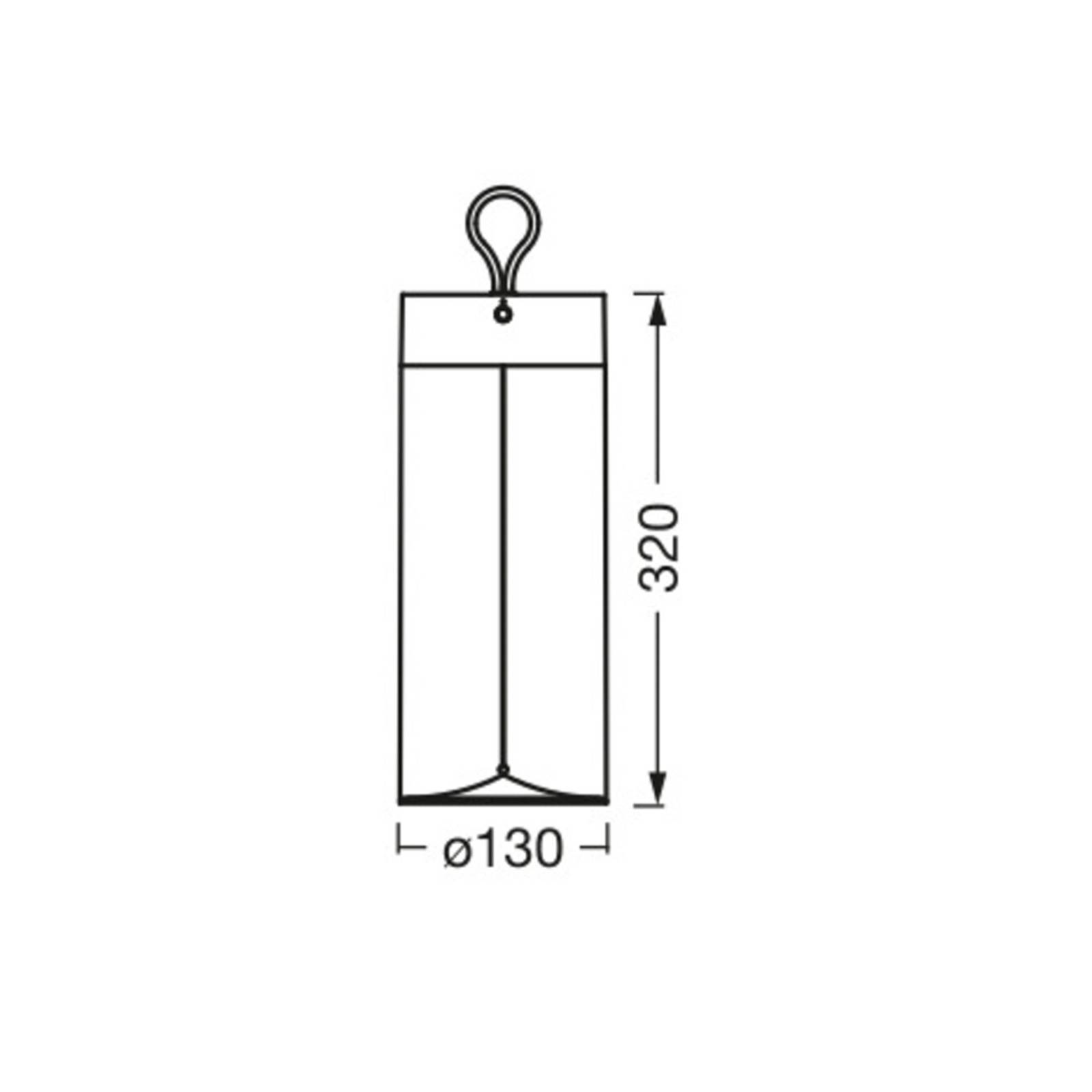 Ledvance Decor Filament lampa stołowa LED 32cm