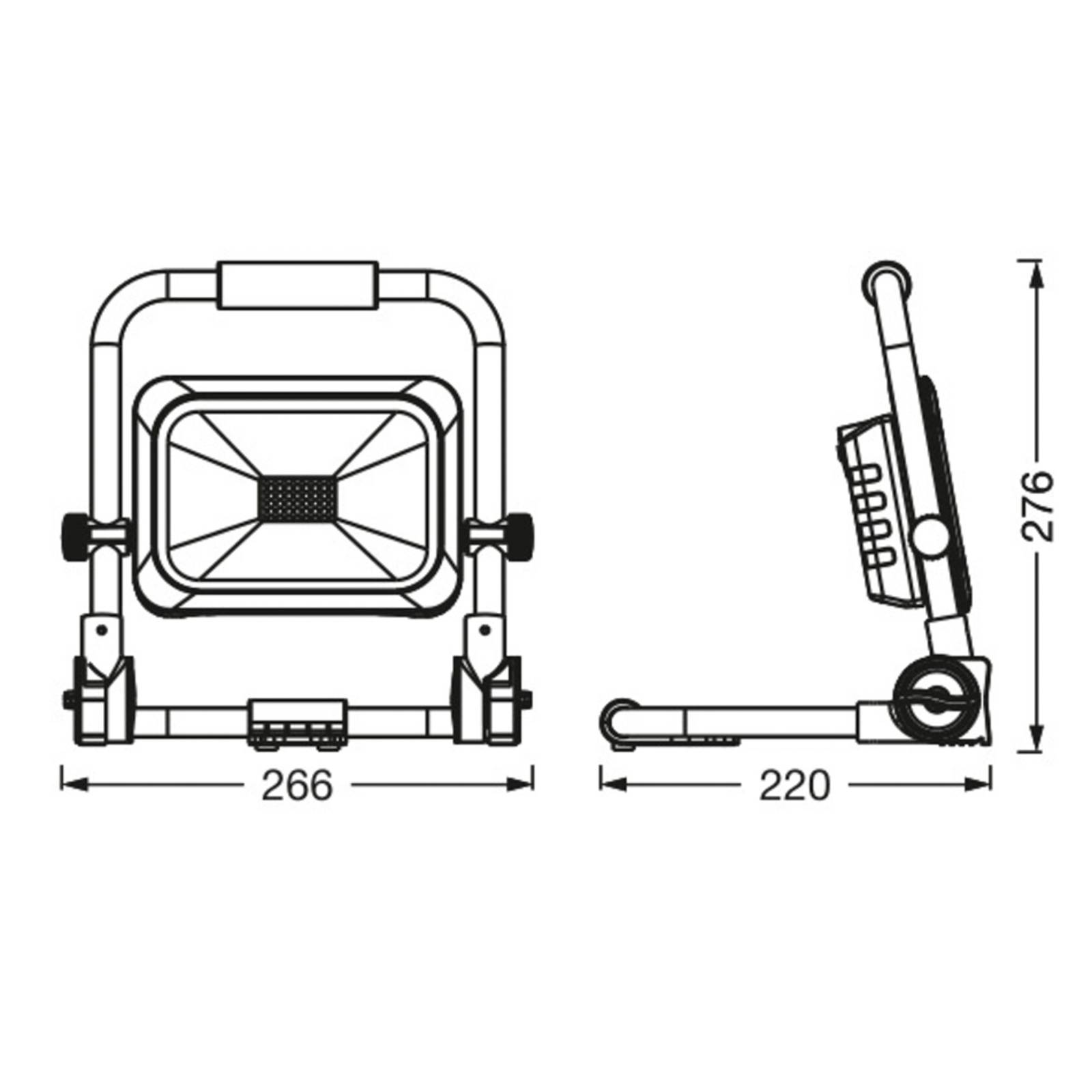 Reflektor roboczy LEDVANCE Value Battery z akumulatorem 20W