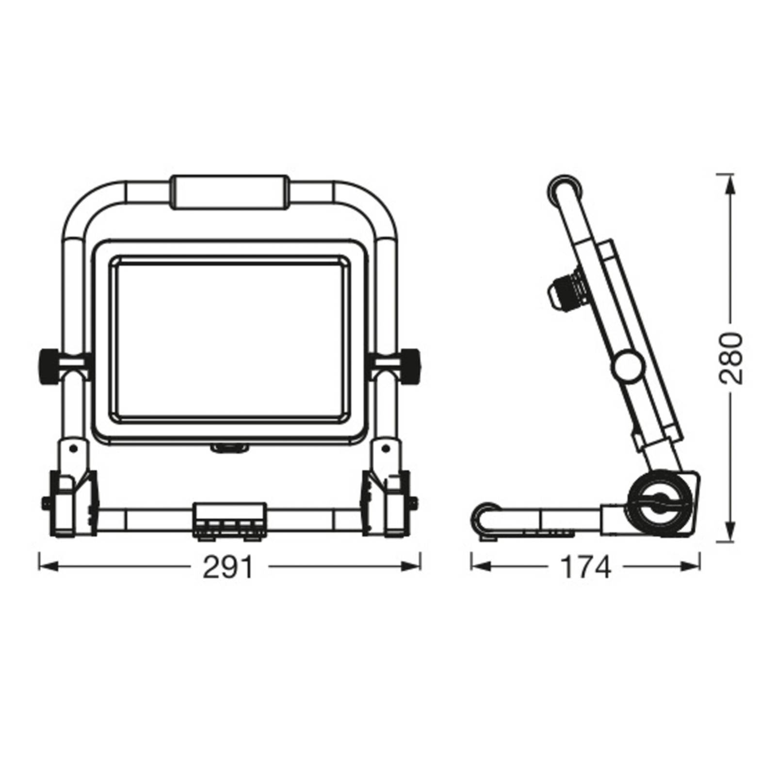 Ledvance LED-Worklight Value R-Stand reflektor LED 50W