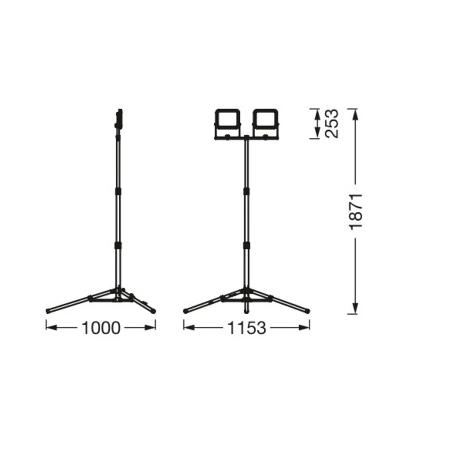 Ledvance LED-Worklight Value Tripod 2-punktowa 2 x 30 W