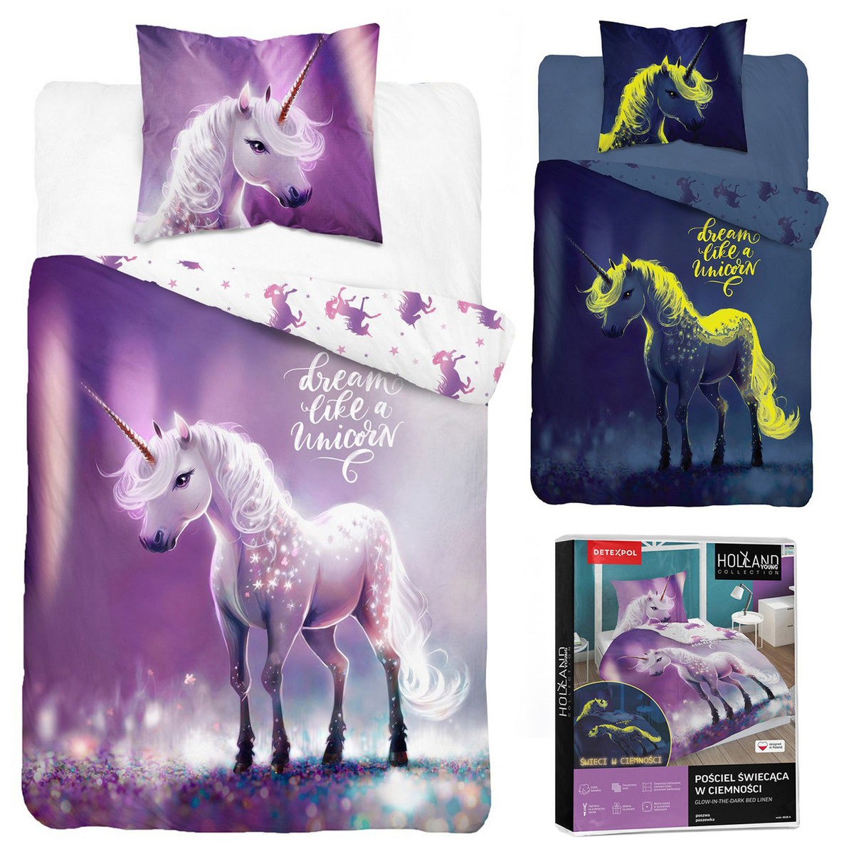 Pościel 160 x 200 2cz FLUO Młodzieżowa Jaime 4638A