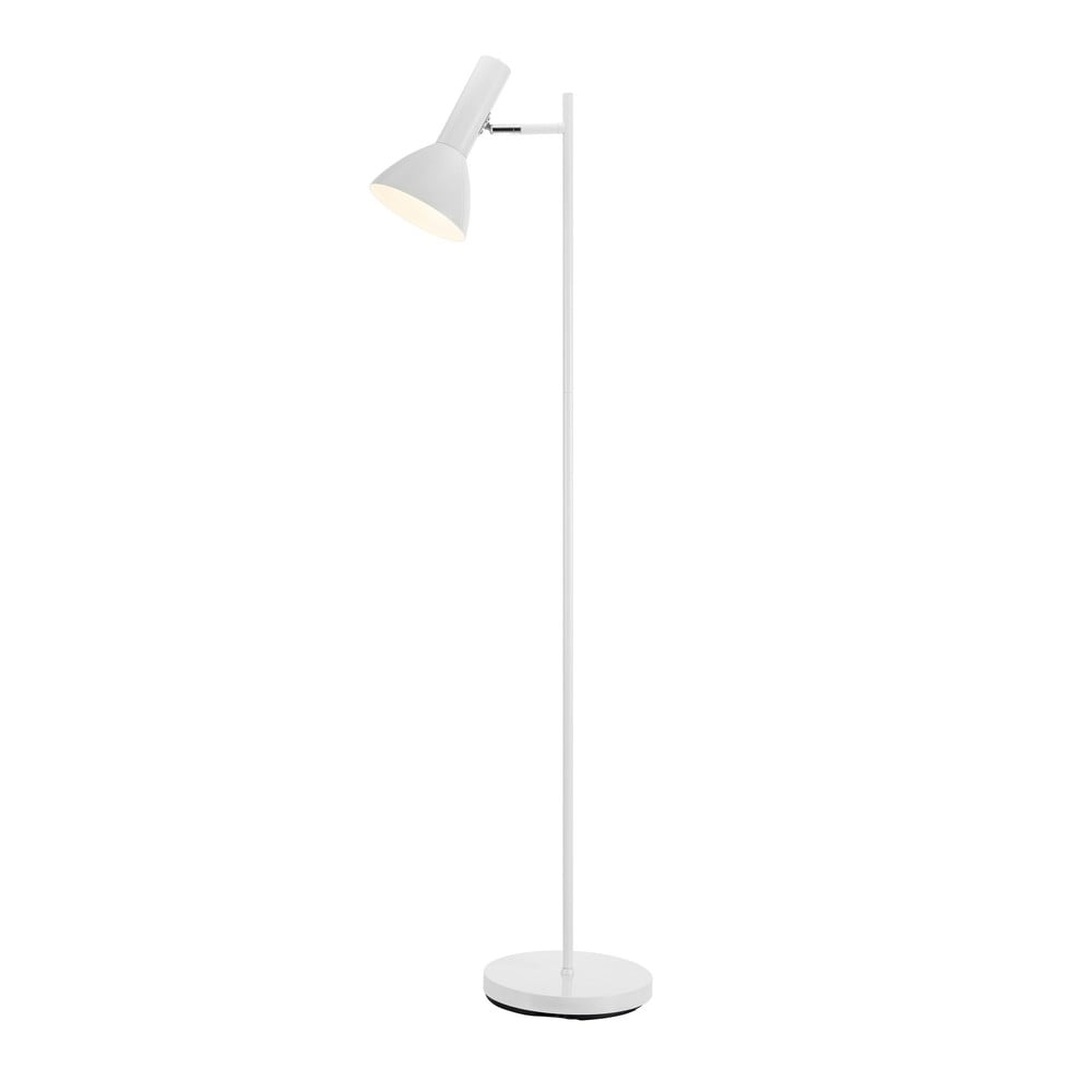 Biała lampa stojąca (wysokość 137 cm) Metro – Markslöjd