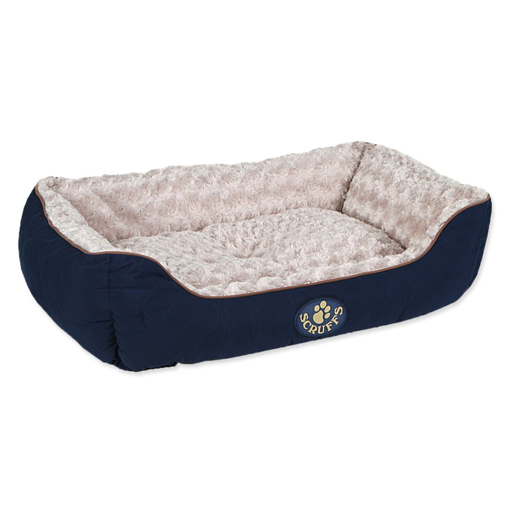 Ciemnoniebieske pluszowe legowisko dla psa 60x75 cm Scruffs Wilton L – Plaček Pet Products