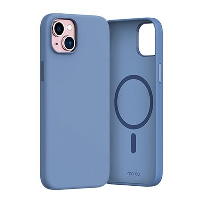 Etui ARAREE Typo Skin M iPhone 15 Niebieski