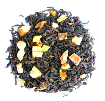 Herbata PuErh o smaku grejpfrutowa 190g najlepsza herbata sypana w eko opakowaniu