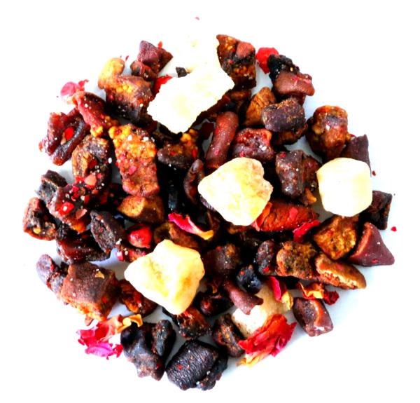 Herbata owocowa o smaku imbirowa gruszka 250g najlepsza herbata sypana w eko opakowaniu