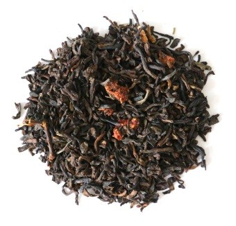 Herbata o smaku puErh truskawkowy 170g najlepsza herbata sypana w eko opakowaniu