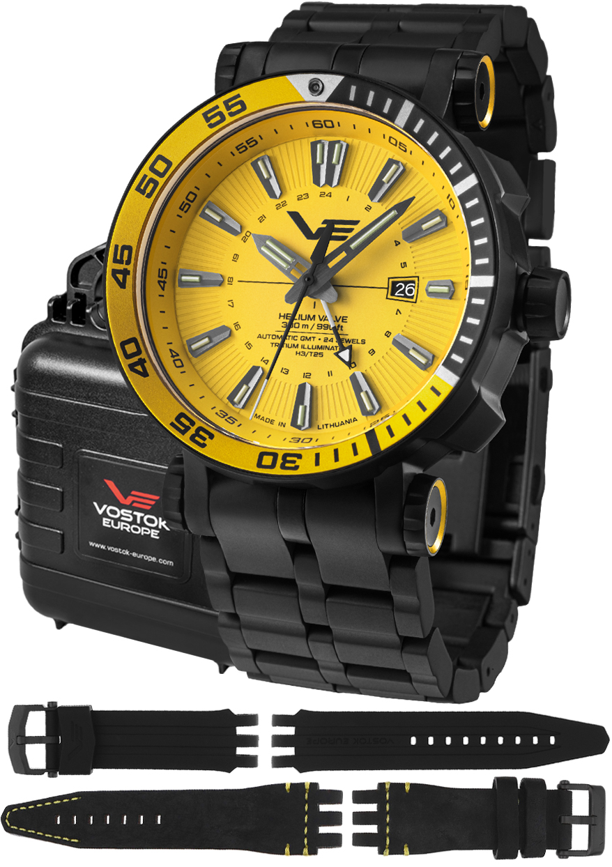 Zegarek Vostok Europe NH34-575C719B Energia Rocket Automatic GMT -