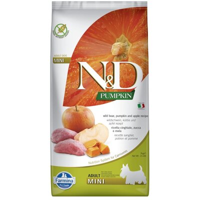 Farmina N&D Grain Free Pumpkin Boar&Apple Adult Mini 7 kg