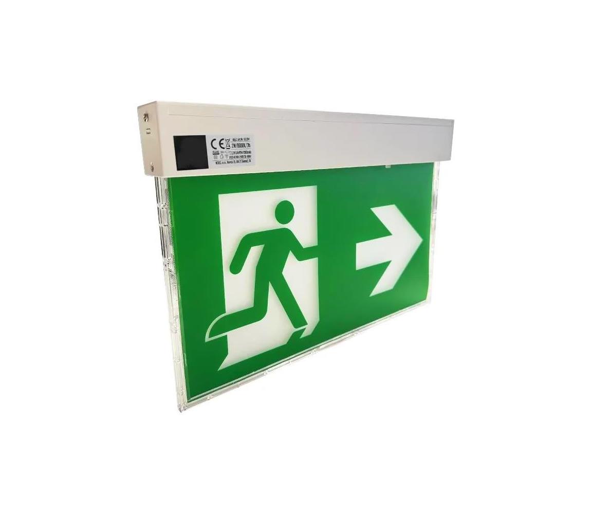 LED Oprawa awaryjna LED/2W/230V