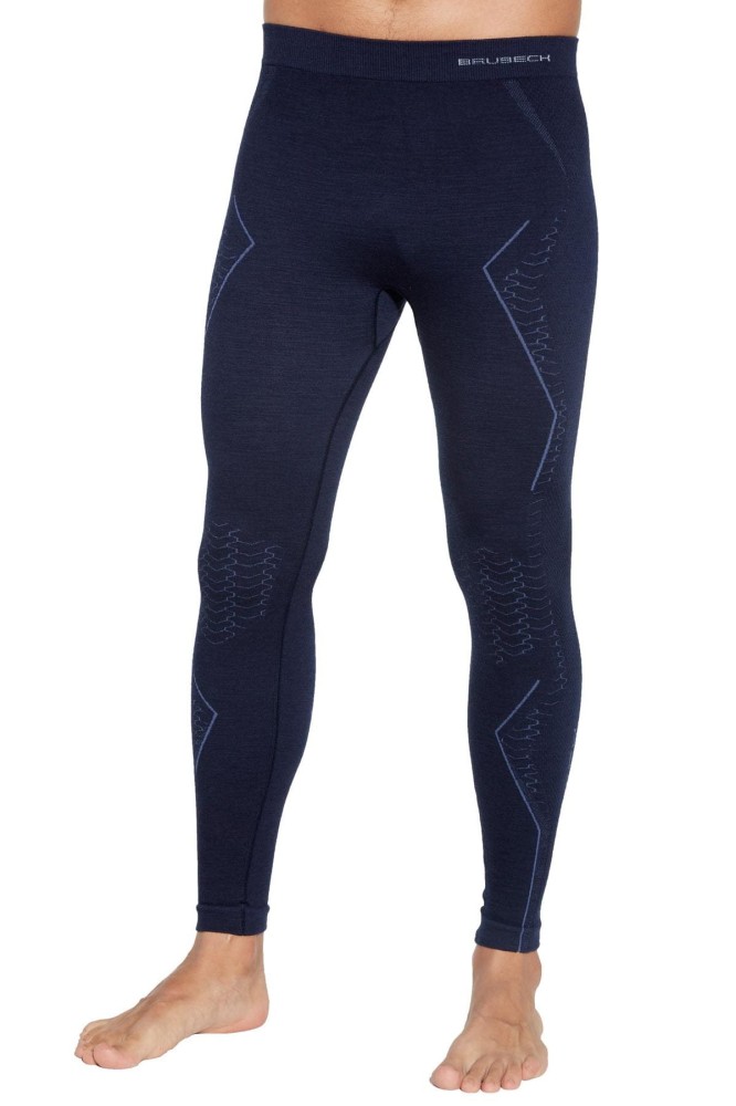Getry termoaktywne męskie Brubeck Extreme Merino LE13520 granatowy