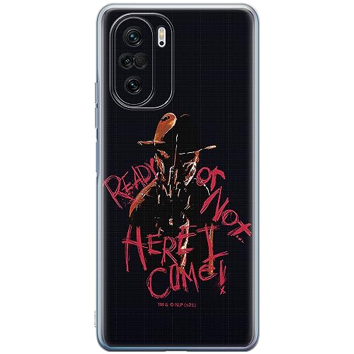 ERT GROUP etui na telefon Xiaomi MI 11i/ REDMI K40/K40 PRO/POCO F3/ F3 PRO, case oryginalny i oficjalnie licencjonowany przez Horror, wzór Nightmare of Elm Street 007, plecki z TPU