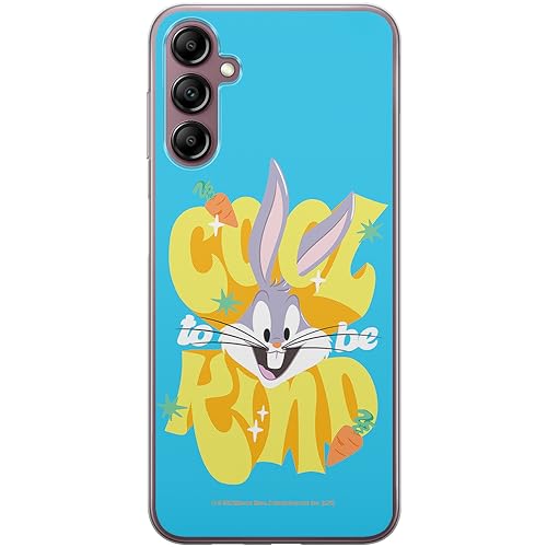 ERT GROUP etui na telefon Samsung A14 4G/5G, case oryginalny i oficjalnie licencjonowany przez Looney Tunes, wzór Bugs 014, optymalnie dopasowane, plecki z TPU