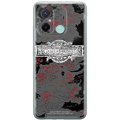 ERT GROUP etui na telefon Xiaomi REDMI 12C/ REDMI 11A, case oryginalny i oficjalnie licencjonowany przez Game of Thrones, wzór 010, optymalnie dopasowane, plecki z TPU