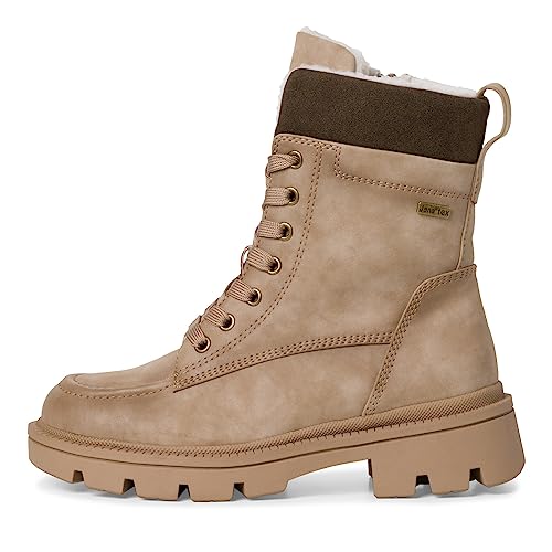 Jana Damskie buty Softline 8-26276-41, wygodne, szerokie buty, wodoodporne, antypoślizgowe, z ciepłą podszewką, szarobrązowy, 39 EU Weit