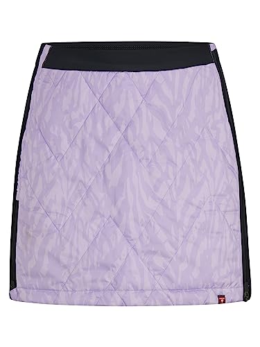 Ziener NIMA damska spódnica termiczna/outdoorowa/Primaloft | zima, wyprawy narciarskie, liście liliowe nadruk, 40