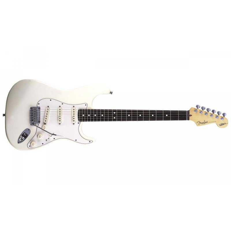 Fender Jeff Beck Stratocaster Rosewood Fingerboard Olympic White