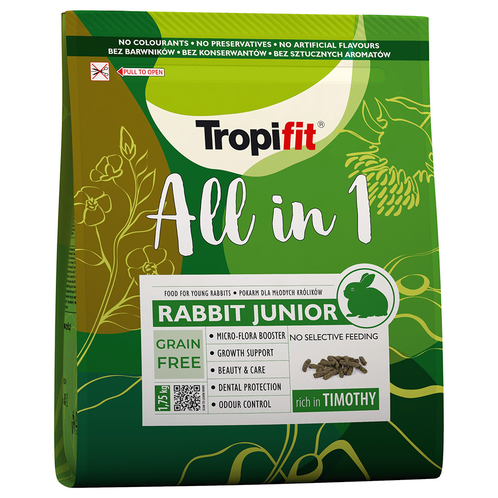 Tropifit All in 1 Rabbit Junior - 2 x 1,75 kg