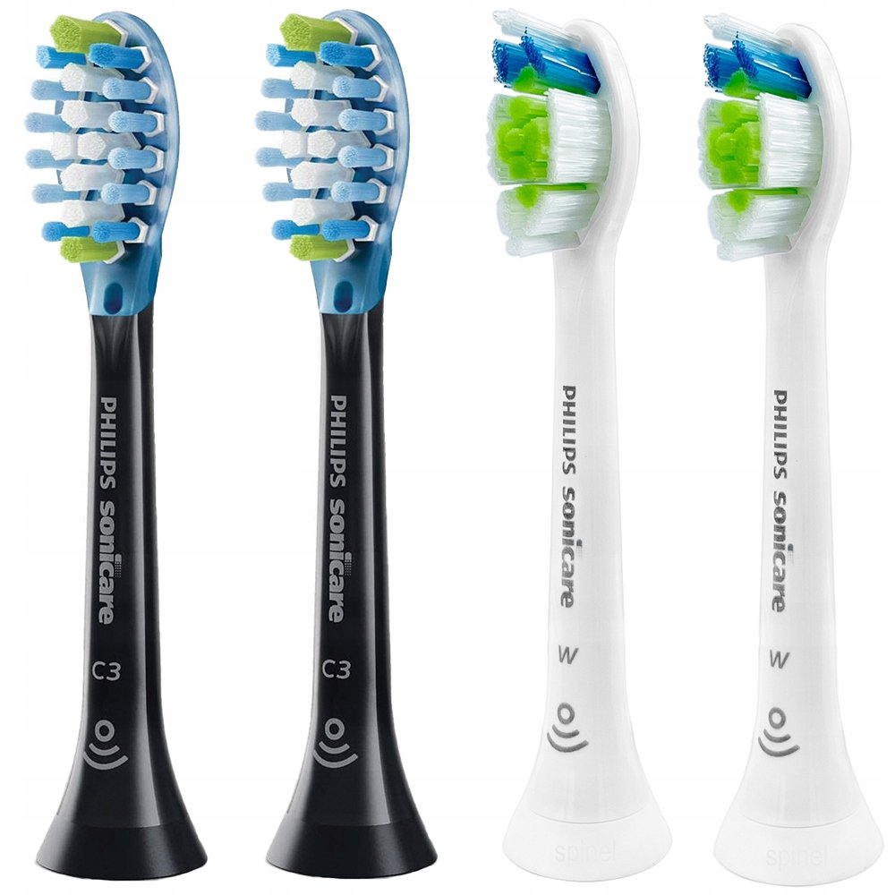 4x Końcówki Philips Diamond Clean Plaque Defence