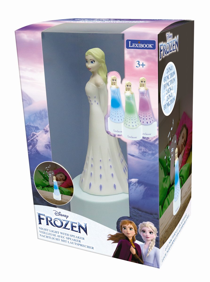 Lexibook, Lampka Z Głośnikiem Frozen Ns01Fz