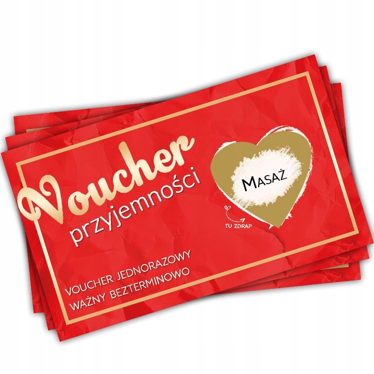 KUPON VOUCHER ZDRAPKA DZIEŃ KOBIET PREZENT 16x Y3