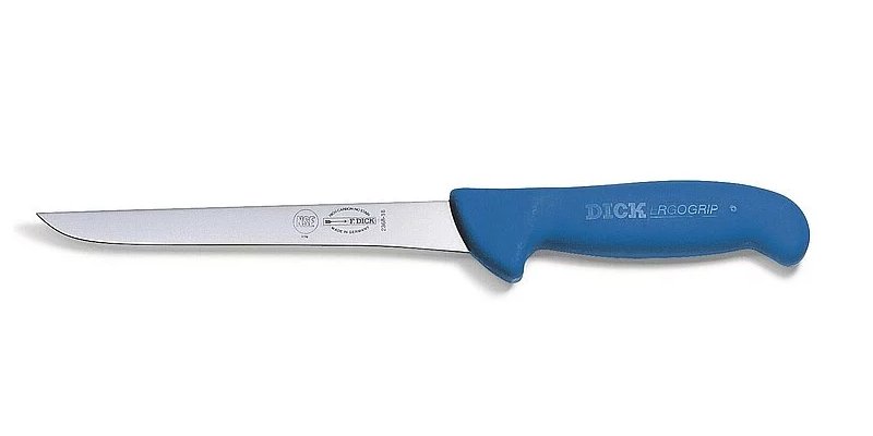 Dick Ergogrip nóż trybownik wąski 18 cm niebieski 8236818