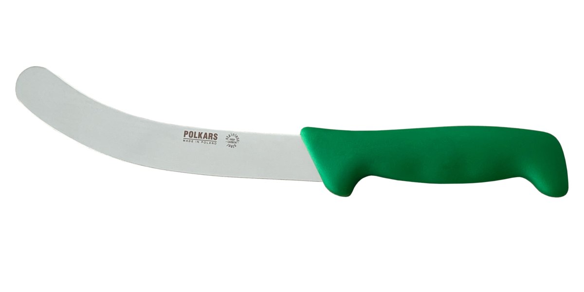 Polkars Nóż Masarski Nr 08 Zielony (17,5Cm)
