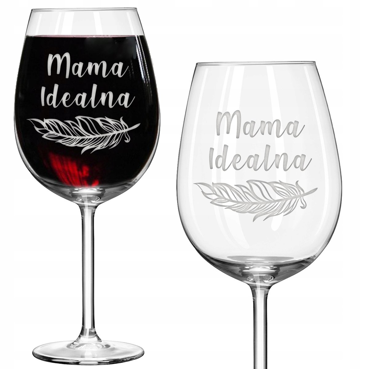 KIELISZEK DO WINA GRAWER DZIEŃ MAMY MATKI PREZENT