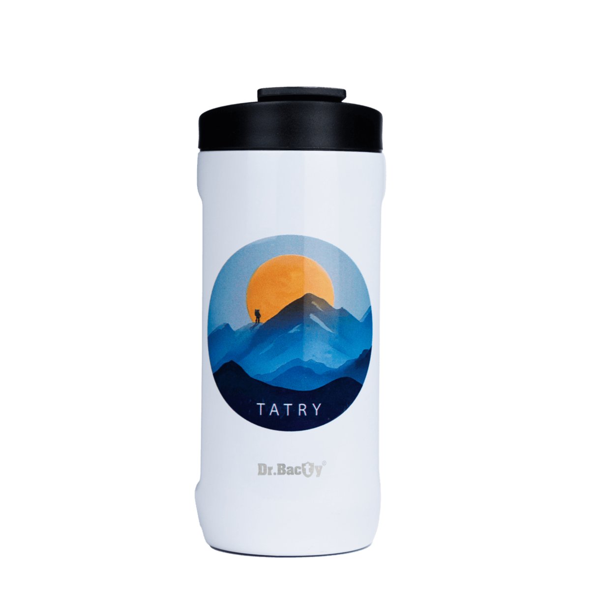 Kubek termiczny 2w1 Dr.Bacty Notus - Biały - Tatry