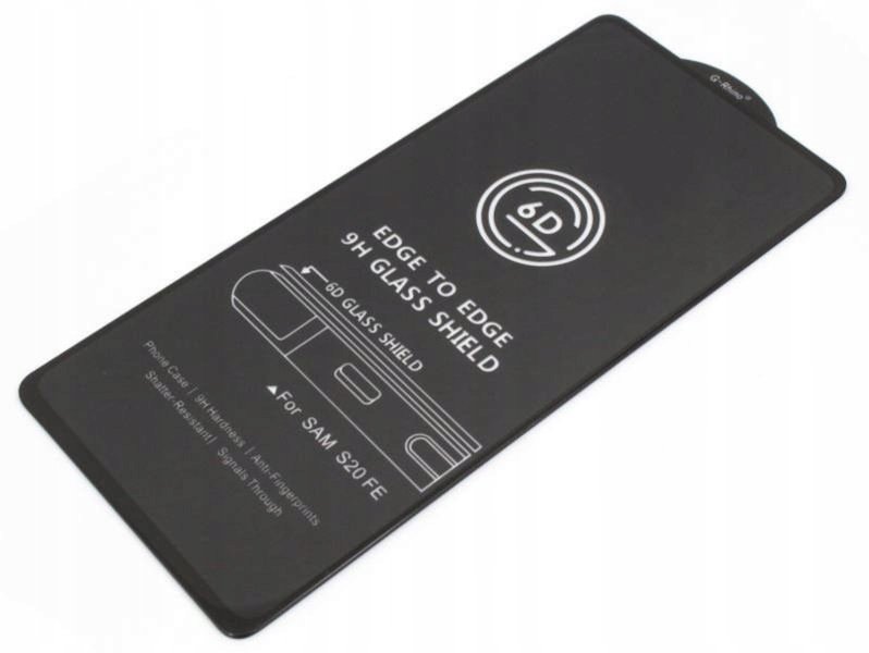 9H Szkło Full 6D Do Samsung S20 Fe G780 Czarne