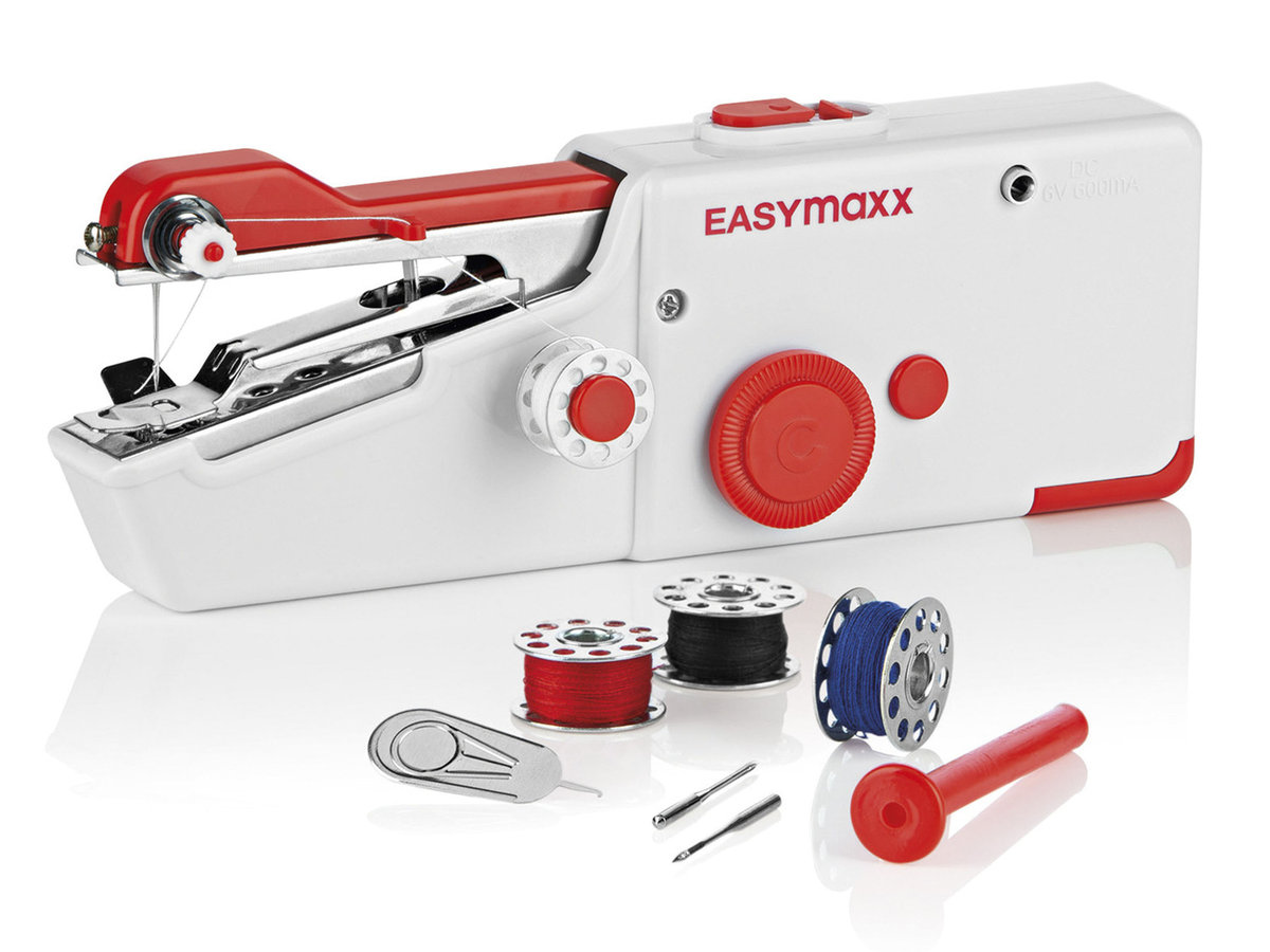 EASYmaxx MINI MASZYNA MASZYNKA DO SZYCIA RĘCZNEGO KIESZONKOWA PODRÓŻNA