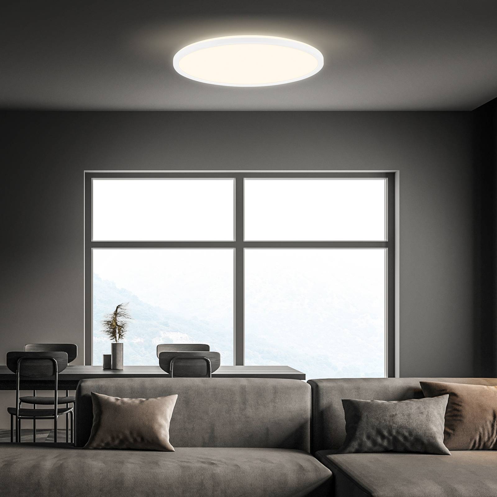 Briloner Panel LED 7557 z regulacją barwy światła, Ø 42 cm