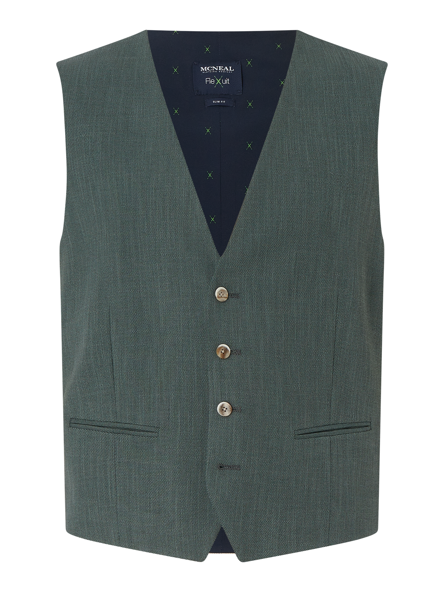 Kamizelka ze wzorem na całej powierzchni