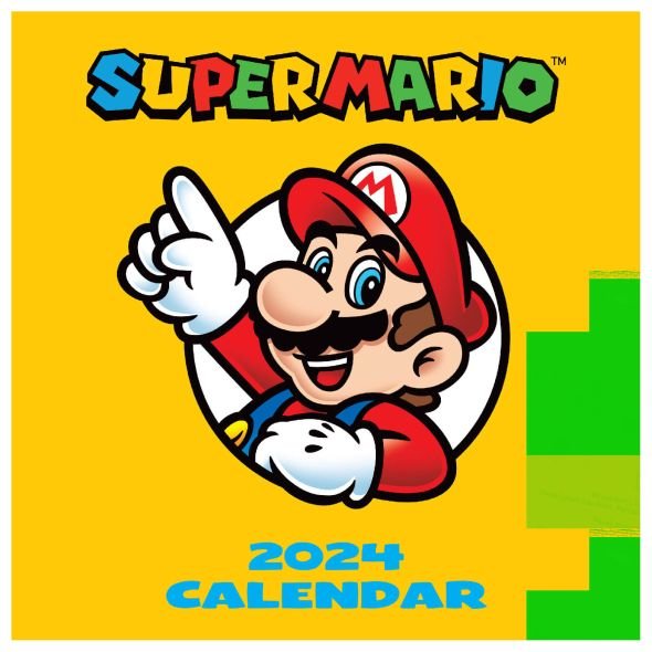 Kalendarz Ścienny 2024 Miesięczny Danilo Super Mario