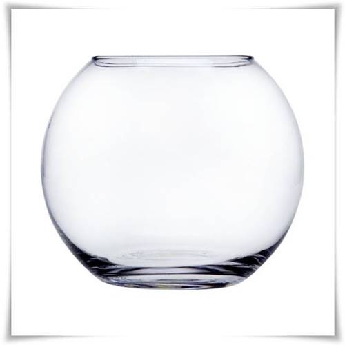 Wazon szklana kula dekoracyjna D-19 cm H-15,5 cm