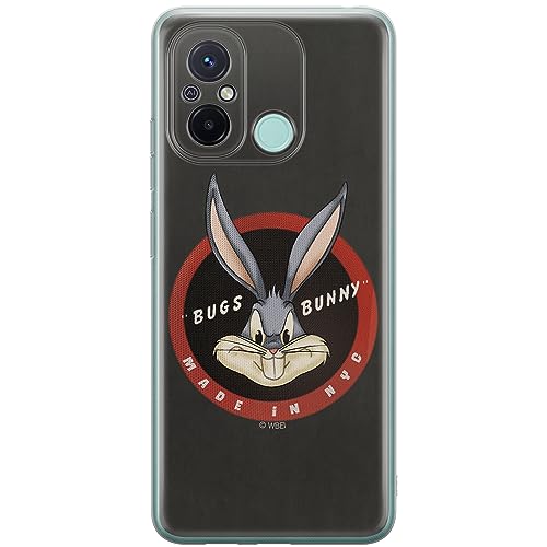ERT GROUP etui na telefon Xiaomi REDMI 12C/ REDMI 11A, case oryginalny i oficjalnie licencjonowany przez Looney Tunes, wzór Bugs 006, optymalnie dopasowane, plecki z TPU