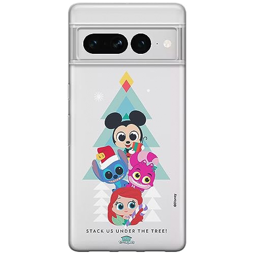 ERT GROUP etui na telefon Google PIXEL 7 PRO, case oryginalny i oficjalnie licencjonowany przez Disney, wzór Disney Friends 001, optymalnie dopasowane, plecki z TPU częściowo przeźroczyste